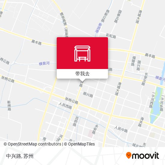 中兴路地图
