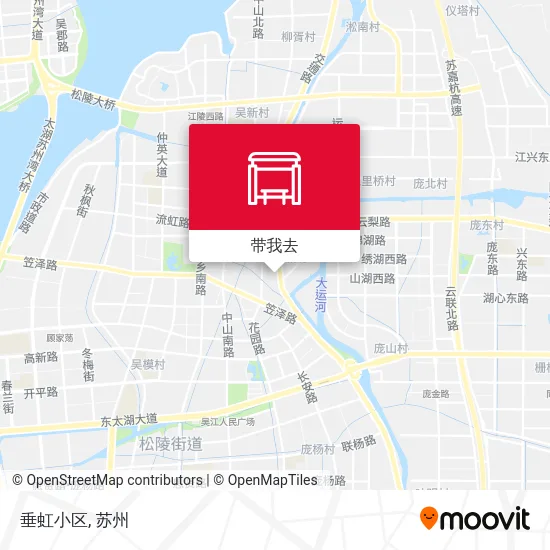 垂虹小区地图