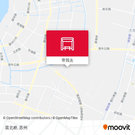 晨北桥地图