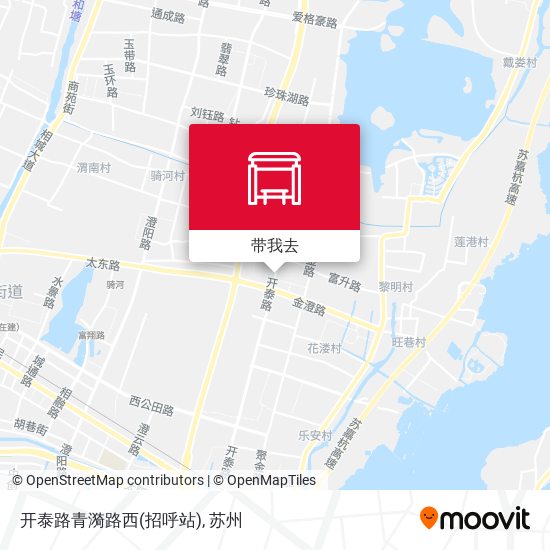 开泰路青漪路西(招呼站)地图