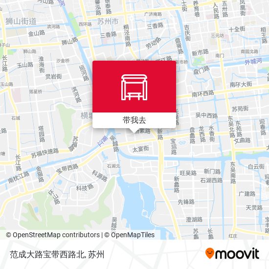 范成大路宝带西路北地图
