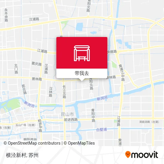 横泾新村地图