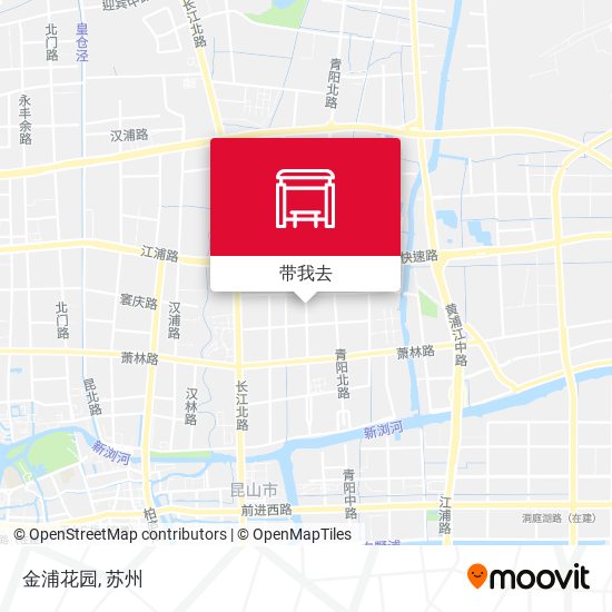 金浦花园地图