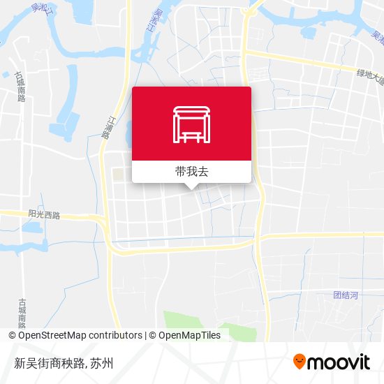 新吴街商秧路地图