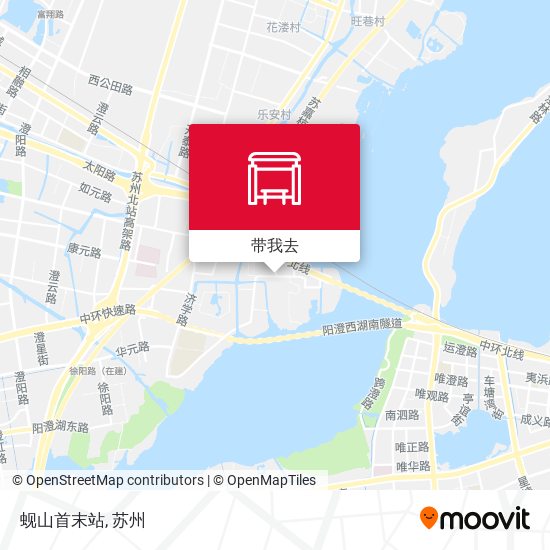 蚬山首末站地图