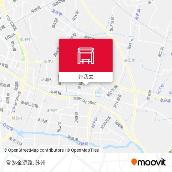 常熟金源路地图