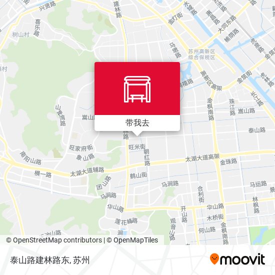 泰山路建林路东地图
