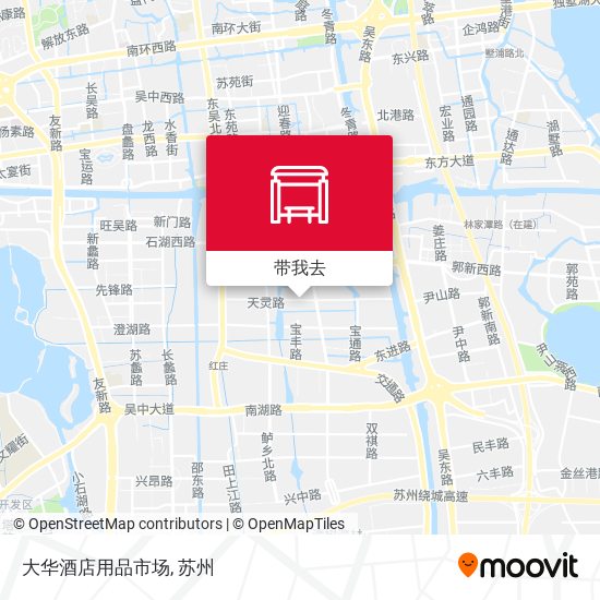 大华酒店用品市场地图