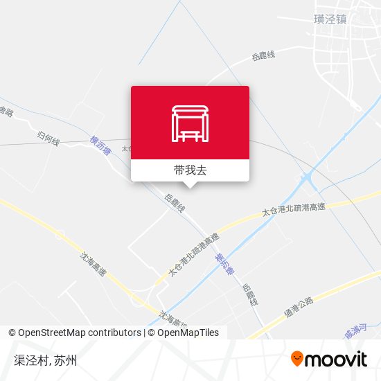 渠泾村地图