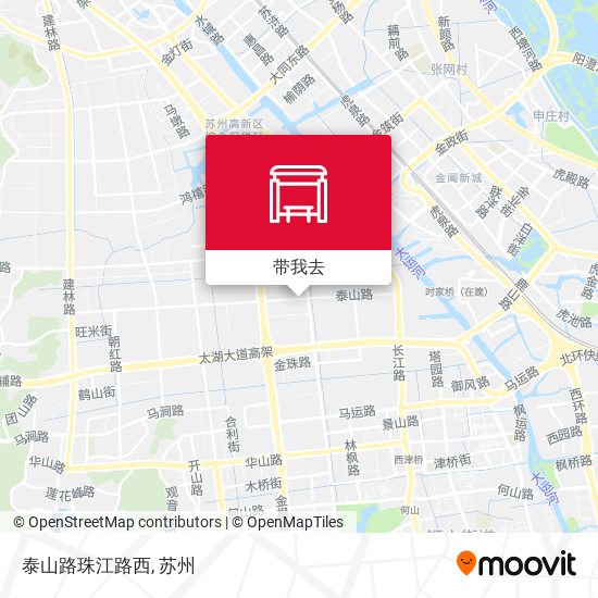 泰山路珠江路西地图