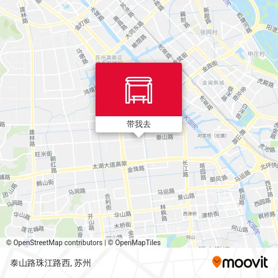 泰山路珠江路西地图