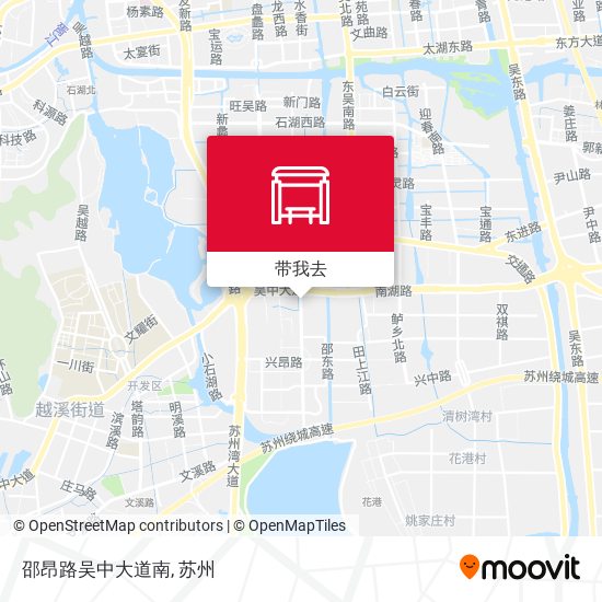 邵昂路吴中大道南地图