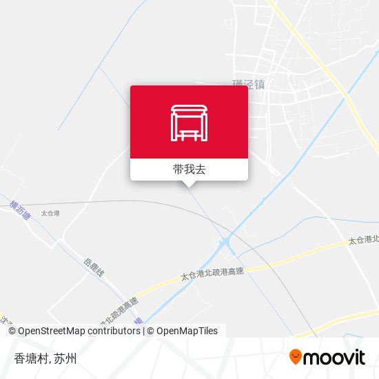 香塘村地图