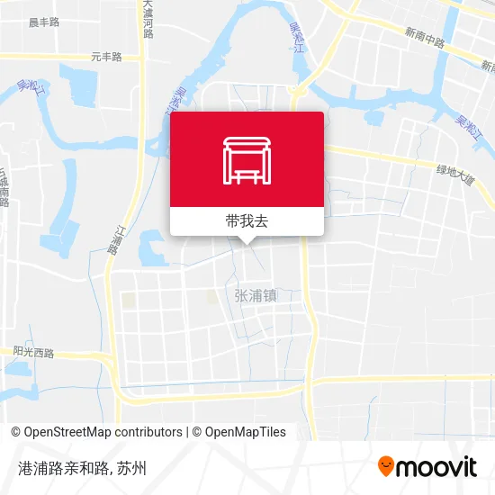 港浦路亲和路地图