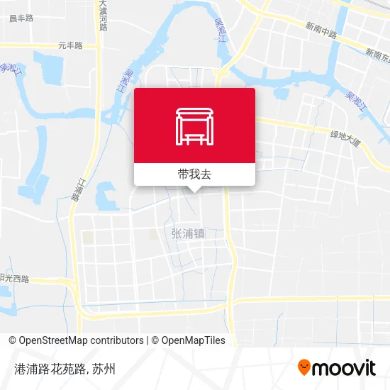 港浦路花苑路地图
