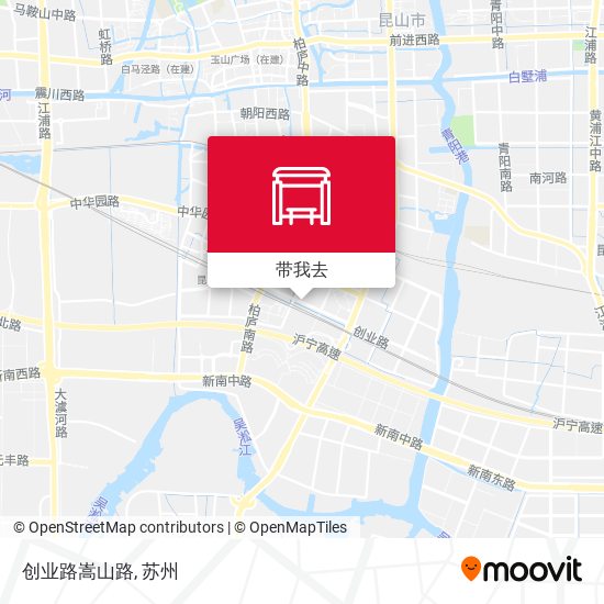 创业路嵩山路地图