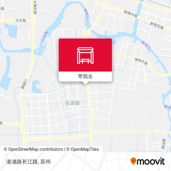 港浦路长江路地图