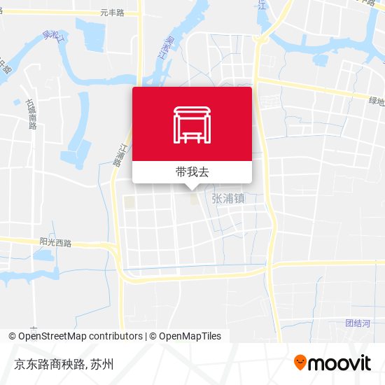 京东路商秧路地图