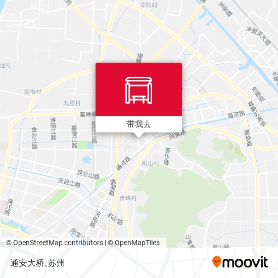 通安大桥地图