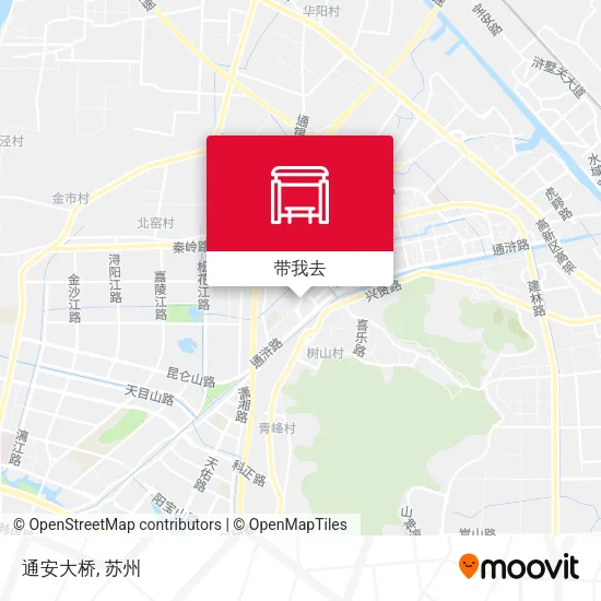 通安大桥地图