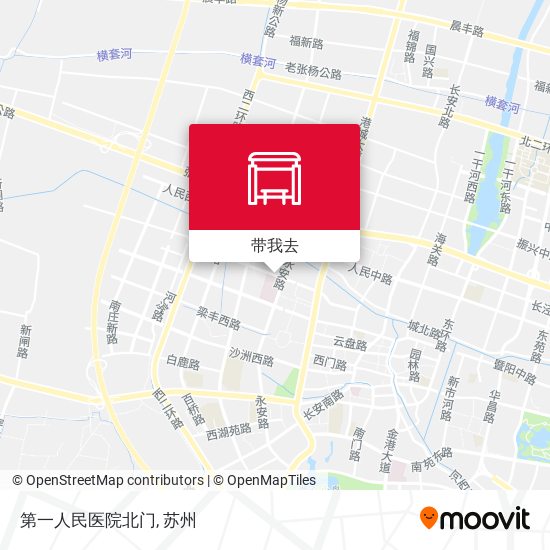第一人民医院北门地图