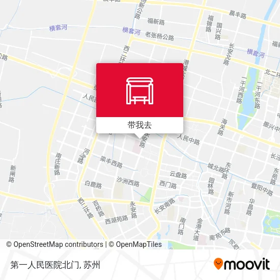 第一人民医院北门地图