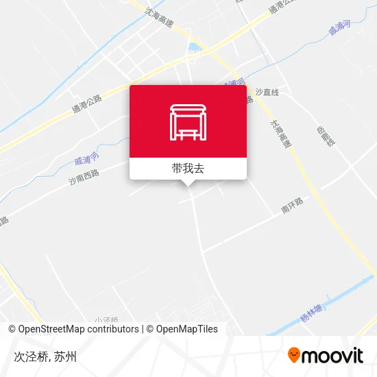 次泾桥地图