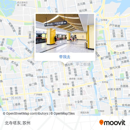 北寺塔东地图
