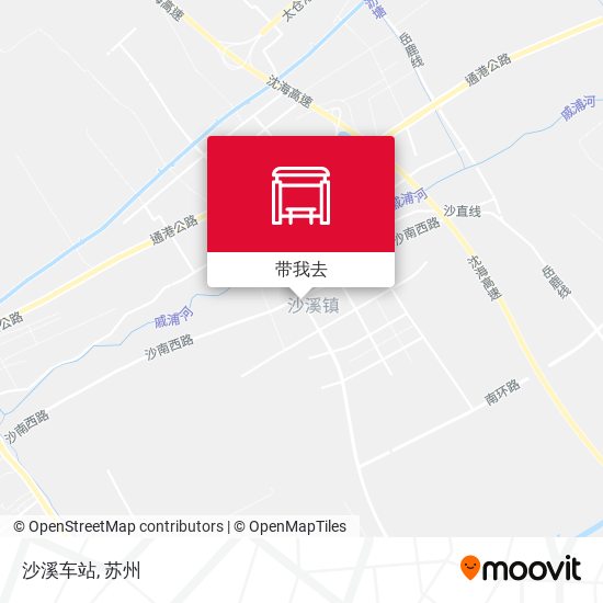 沙溪车站地图