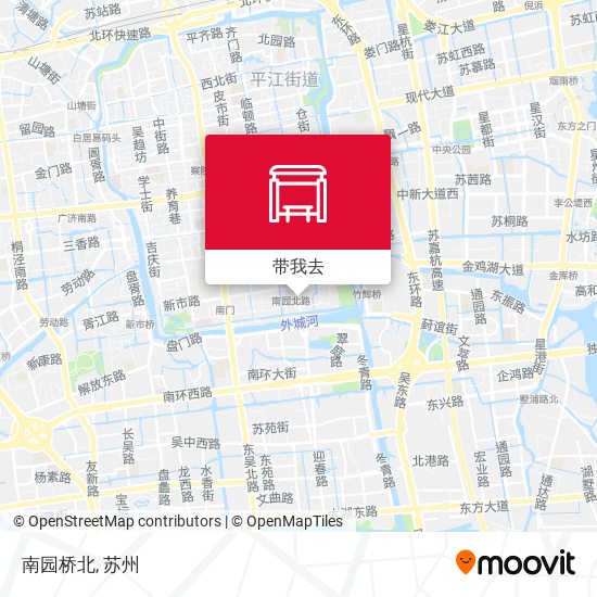 南园桥北地图