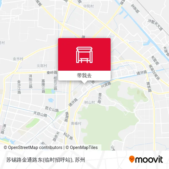 苏锡路金通路东(临时招呼站)地图