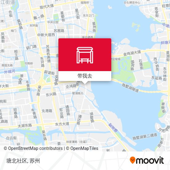 塘北社区地图