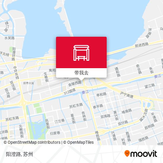 阳澄路地图