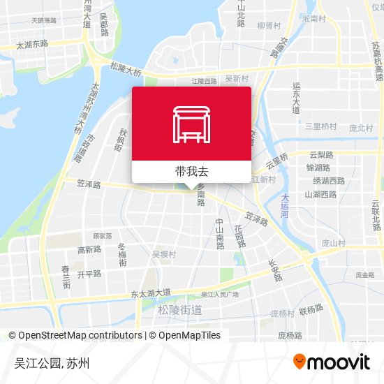 吴江公园地图