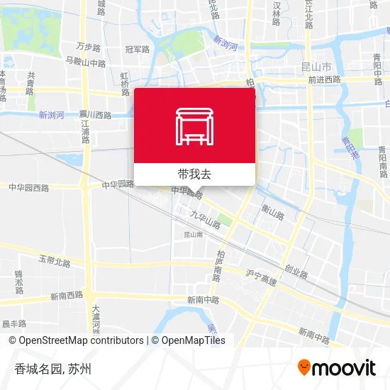 香城名园地图
