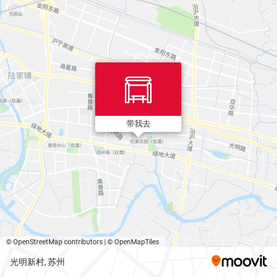 光明新村地图