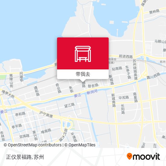 正仪景福路地图