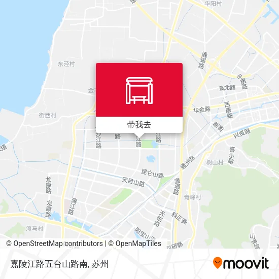 嘉陵江路五台山路南地图