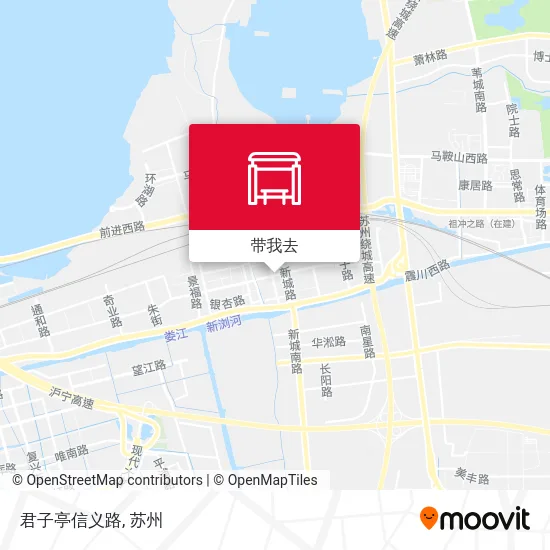 君子亭信义路地图