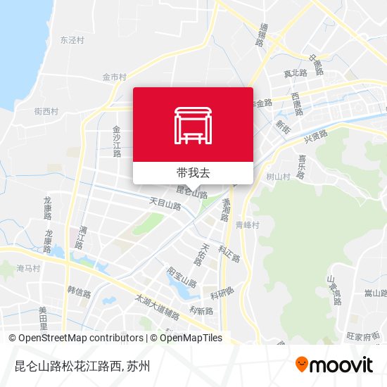 昆仑山路松花江路西地图