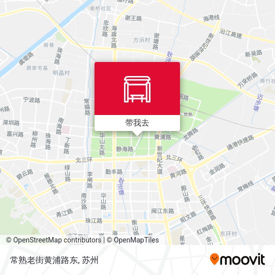 常熟老街黄浦路东地图