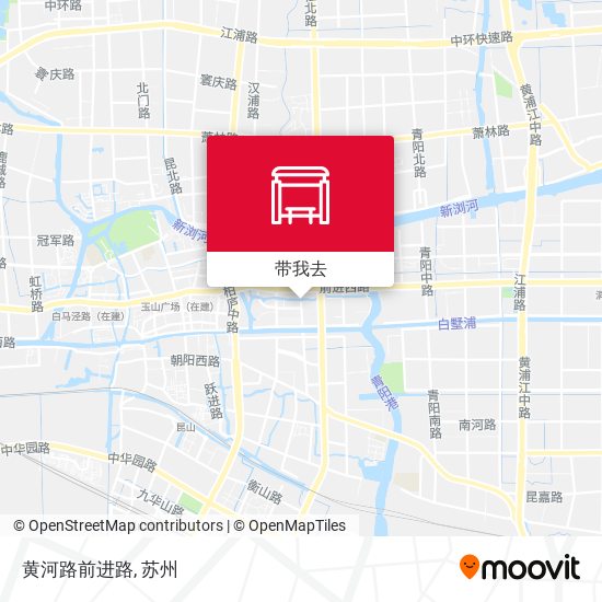 黄河路前进路地图