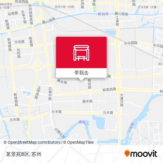 茗景苑B区地图