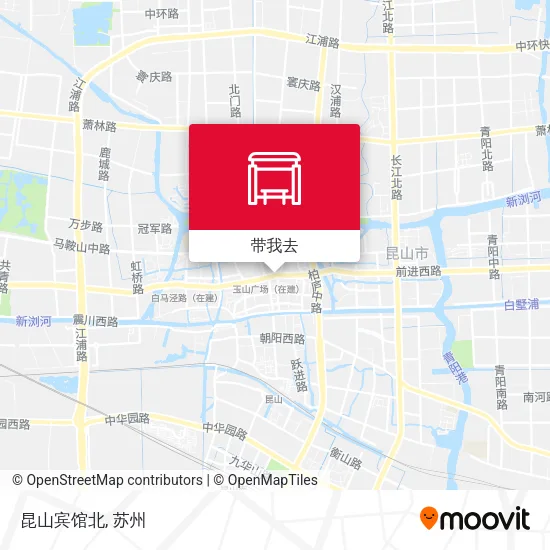 昆山宾馆北地图