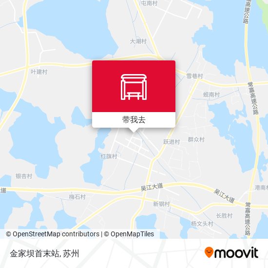 金家坝首末站地图