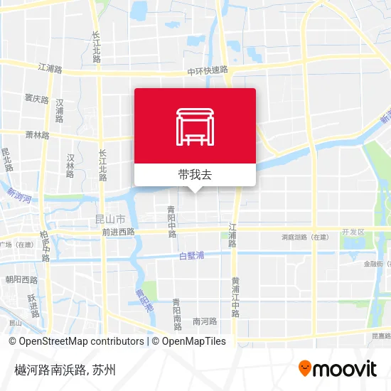樾河路南浜路地图