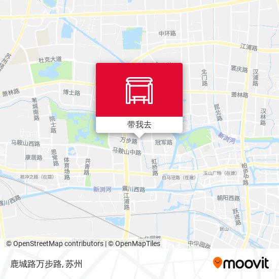 鹿城路万步路地图