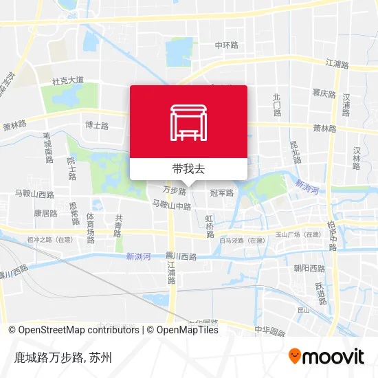 鹿城路万步路地图