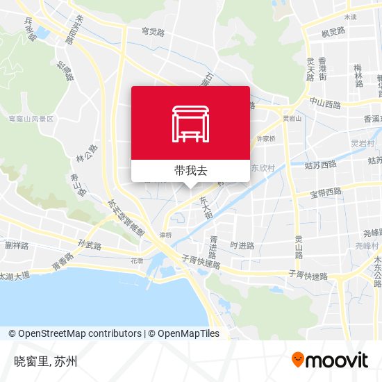 晓窗里地图
