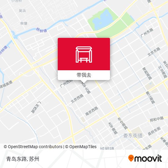 青岛东路地图